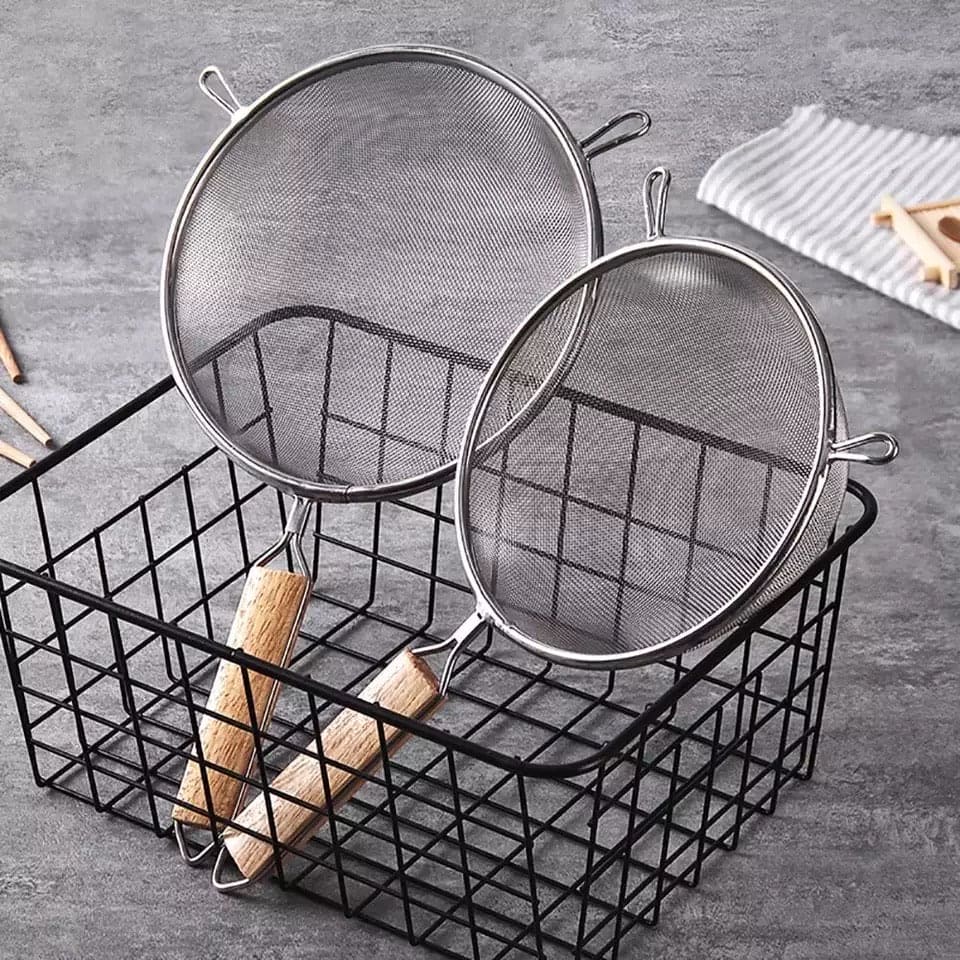 Set Of 3 Stainless Sieve Milk Machine Filter, Food Strainer Set With Sturdy Handles, Kitchen Mesh Filter Set Of 3 Stainless Sieve Milk Machine Filter, Food Strainer Set With Sturdy Handles, Kitchen Mesh Filter